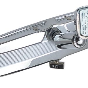 Trans-Dapt Performance Interior Rear View Mirror, 8-1/4 Inch Wide, Ball Milled, Aluminum – 6975