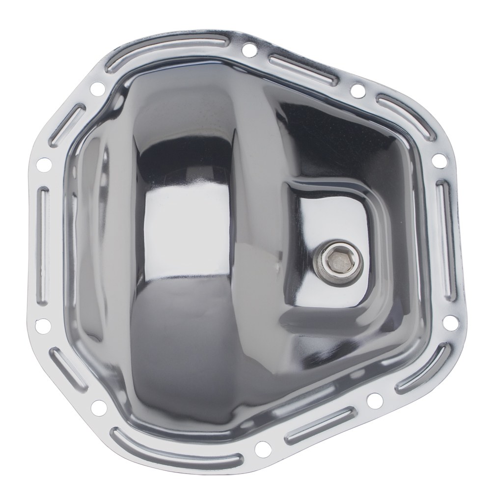 Trans-Dapt Performance Differential Cover, Dana 60, 10 Bolt, With Fill Plug, With Drain Plug, Chrome, Steel – 8783