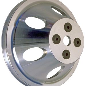 Trans-Dapt Performance Water Pump Pulley, For Use on Big Block Chevy 1965-1968, Short Water Pump, Single Groove, 6-7/16 Inch Diameter – 8874