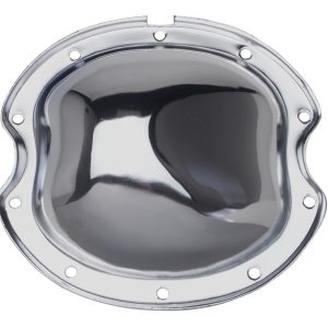 Trans-Dapt Performance Differential Cover, GM Intermediates, 10 Bolt, With Fill Plug, With Drain Plug, Chrome, Steel – 9042