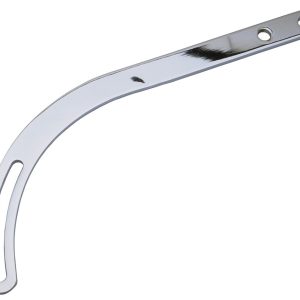 Trans-Dapt Performance Alternator Bracket, 14 Inch Long X 1 Inch Wide with 4 Inch Adjustment Slot, Chrome Plated, Steel – 9079