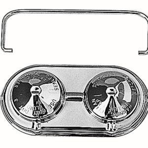 Trans-Dapt Performance Brake Master Cylinder Cover, Chrome, Steel, Single Bail – 9100
