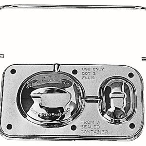 Trans-Dapt Performance Brake Master Cylinder Cover, Chrome, Steel – 9101