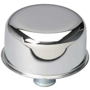 Trans-Dapt Performance Crankcase Breather Cap, Chrome, Push-IN, 1-1/4 Inch Diameter Tube/ 2-3/4 Inch Overall Diameter – 9171