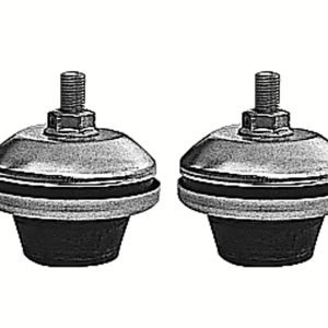 Trans-Dapt Performance Motor Mount, Biscuit ( Pivot Ball ), Black, Rubber, 1 Pair of Mounts – 9314