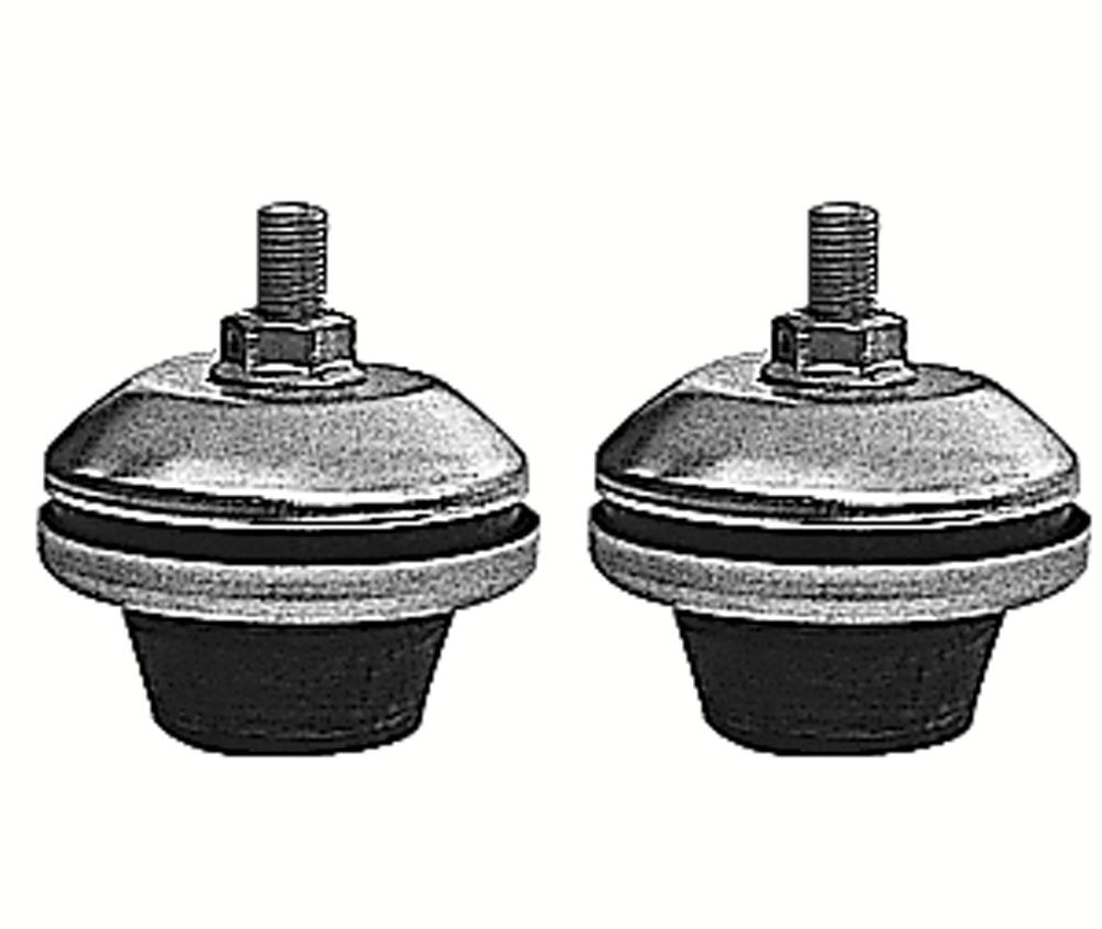 Trans-Dapt Performance Motor Mount, Biscuit ( Pivot Ball ), Black, Rubber, 1 Pair of Mounts – 9314