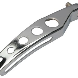 Trans-Dapt Performance Alternator Bracket, Small Block Chevrolet, Top Bracket, Chrome Plated, Long Water Pump, Steel – 9321