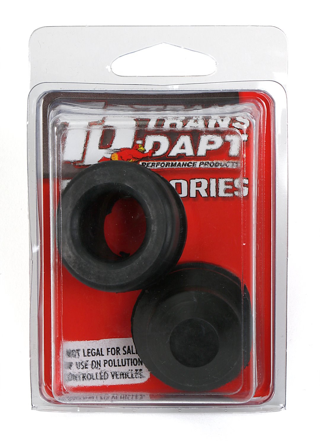 Trans-Dapt Performance Valve Cover Grommet, For Use with PCV Valve and Breather, 1-1/4 Inch Outside Diameter, Rubber, Set of 2 – 9355