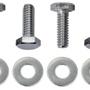 Trans-Dapt Performance Valve Cover Bolt, 1 Inch Length, 1/4 Inch – 20 Thread, Hex Head Style, Chrome, Set of 4 – 9406