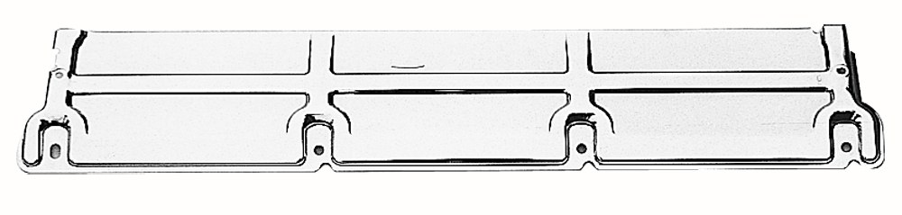 Trans-Dapt Performance Radiator Support Panel, Use with Heavy Duty Radiator, Chrome, Steel – 9428