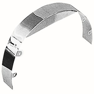 Trans-Dapt Performance Cooling Fan Shroud, 3 Inch Depth/ 20 Inch Diameter, Chrome, With Mounting Hardware – 9453
