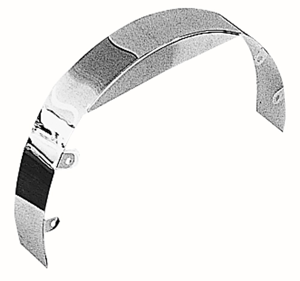 Trans-Dapt Performance Cooling Fan Shroud, 3 Inch Depth/ 20 Inch Diameter, Chrome, With Mounting Hardware – 9453