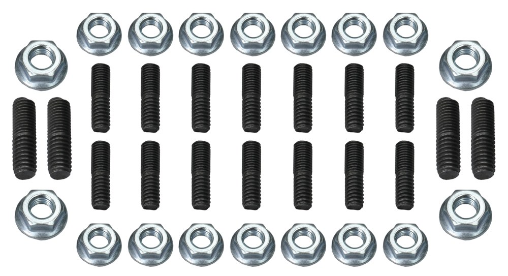 Trans-Dapt Performance Oil Pan Stud, Chevy 90 Degree V6 and V8, Zinc Plated, Grade 8 Steel – 9594