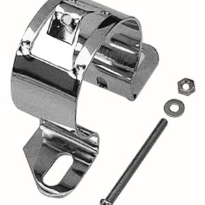 Trans-Dapt Performance Ignition Coil Mounting Bracket, For Use When Mounting Cylinder Shaped Coil, Chrome – 9648