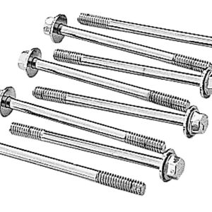 Trans-Dapt Performance Valve Cover Bolt, 3-1/2 Inch Length, 1/4 Inch – 20 Thread, Hex Head Style, Zinc, Set of 8 – 9812