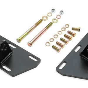 Trans-Dapt Performance Motor Mount, For Use with 283-350 Small Block Chevrolet Engine Swap, Without Pads, Black, Steel, Set of 2 – 9926