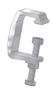 Titelok Truck Cap Clamp, For Mounting Truck Caps or Covers with Aluminum Rails, 0 to 1-3/4 Inch Clamping Range – TL-117