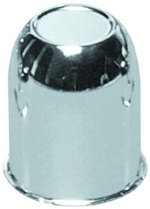 Topline Whl Wheel Center Cap, Chrome 4 and 5 Lug Bolt Circle, 3.3 Inch Diameter, 4 Inch Height, Closed Style, Single – C101