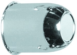 Topline Whl Wheel Center Cap, Chrome 4 and 5 Lug Bolt Circle, 3.3 Inch Diameter, 4 Inch Height, Closed Style, Single – C101