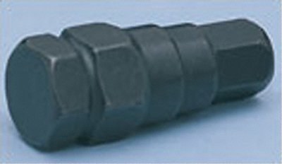 Topline Whl Lug Nut Socket, Male Hex Key Type, 19 Millimeter and 21 Millimeter Wrench Size, Passenger Lug Hex Key, Black, Single – C6301-1