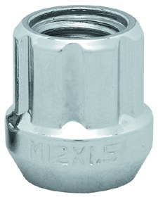 Topline Whl Lug Nut, 14 Millimeter X 2 Thread Size, Conical Seat, Spline Drive Closed End Lug, 2 Inch Overall Length, Spine Drive – C7111-4