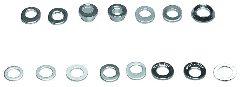 Topline Whl Lug Nut Washer, Short Shank, 0.695 Inch Inside Diameter/ 1.22 Inch Outside Diameter, Round Center Hole, Set of 4 – C774-4