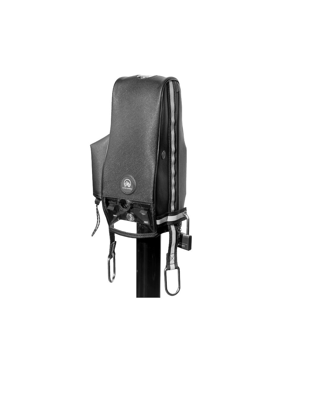 Trail Sphere Trailer Tongue Jack Cover, Clever Cover ™ the Wallace, Use with Atwood Electric Jack – CCAW04