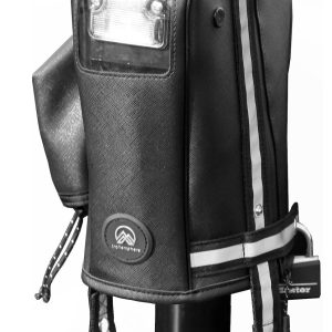 Trail Sphere Trailer Tongue Jack Cover, Clever Cover ™ the Wenatchee, Use with Barker Electric Jack – CCBA10
