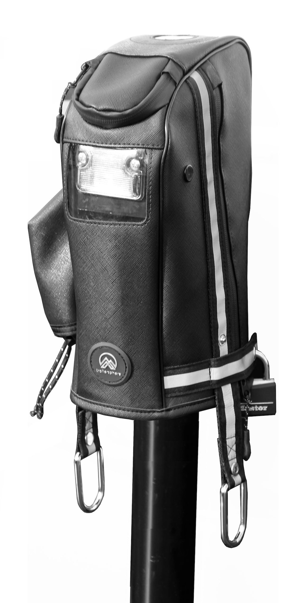 Trail Sphere Trailer Tongue Jack Cover, Clever Cover ™ the Wenatchee, Use with Barker Electric Jack – CCBA10