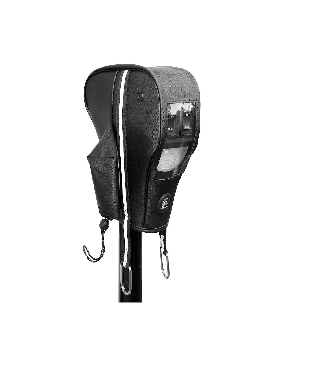 Trail Sphere Trailer Tongue Jack Cover, Clever Cover ™ the Olympic, Use with Lci Electric Jack, Protects from Dirt/ Harsh Elements/ Weather – CCLCI02