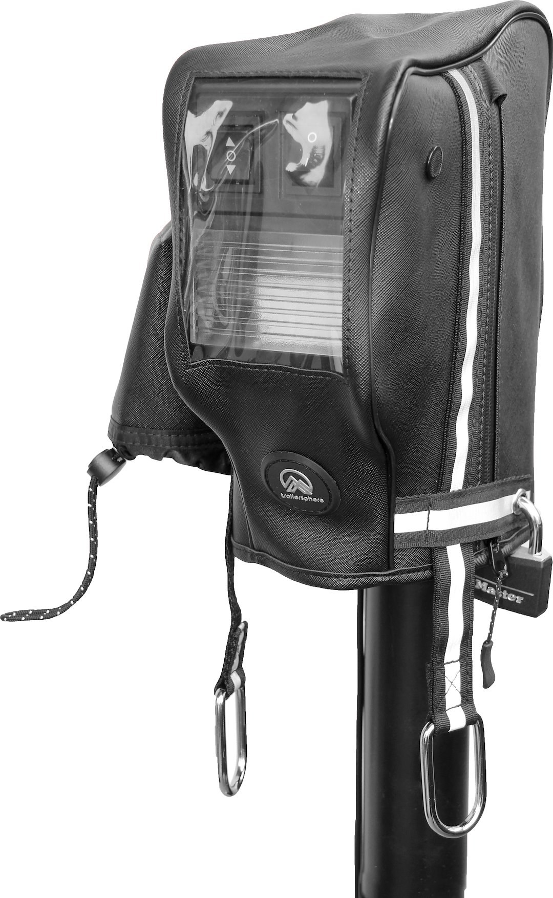 Trail Sphere Trailer Tongue Jack Cover, Clever Cover ™ the Nason, Use with Ram Electric Jack, Protects from Dirt/ Harsh Elements/ Weather – CCRAM03