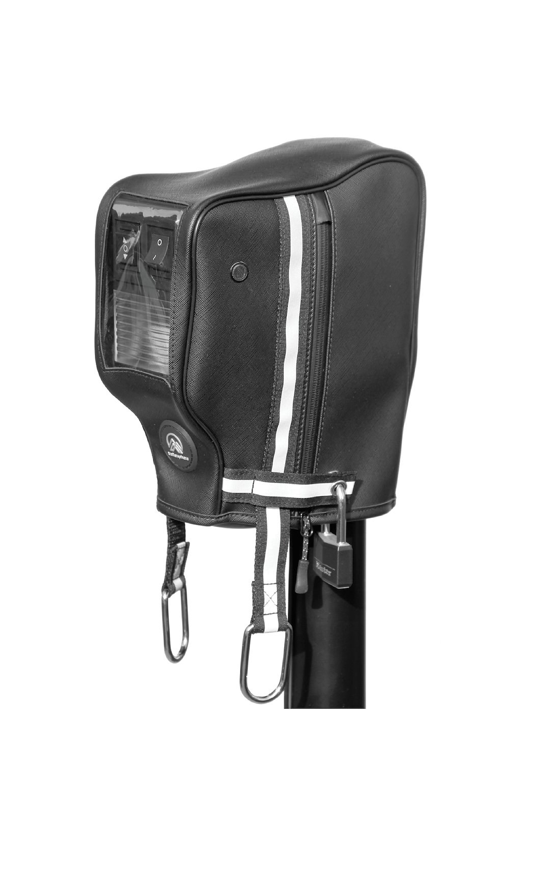 Trail Sphere Trailer Tongue Jack Cover, Clever Cover ™ the Nason, Use with Ram Electric Jack, Protects from Dirt/ Harsh Elements/ Weather – CCRAM03