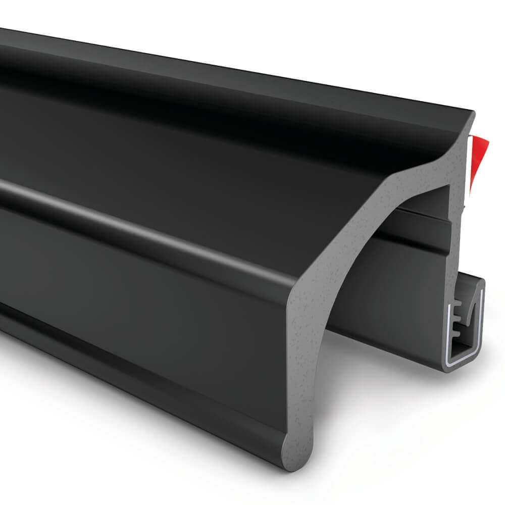Trimlok Fender Flare, Smooth Style, Peel and Stick Design, Black, Epdm Rubber, Universal, 7 Feet Long, Push-On Edge Trim – DD6234BT-001B-SW