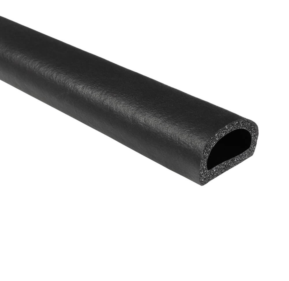Trimlok Multi Purpose Weather Stripping, 135 Series, Roll, 50 Foot Length X 3/4 Inch Width X 0.562 Inch Height, Black, Epdm Sponge Rubber – X135HT-50