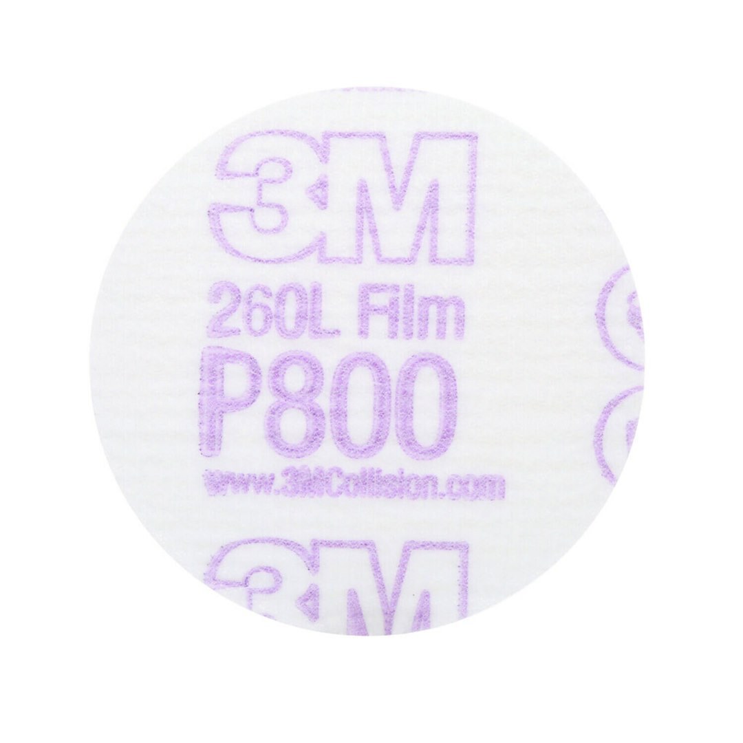 3M Sandpaper, Hookit ™, Sanding Disc, Use for Clear Coat Blending/ Paint Defect Removal/ Repairing Large Area Paint Defects, P800 Grit – 00910