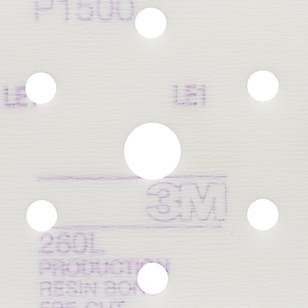 3M Sandpaper, Hookit ™, Sanding Disc, Used for Paint Defect Removal/ Clear Coat Blending/ Repairing Large Area Paint Defects, P1000 Grit – 00969