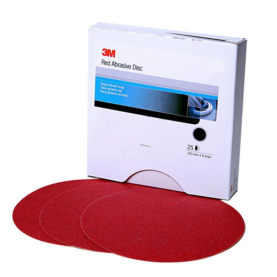 3M Sandpaper, Stikit™, Sanding Disc, Used for Fine Feather Edge/ Featheredging, P150 Grit, 6 Inch Diameter, Dry Use Only, Aluminum Oxide – 01113