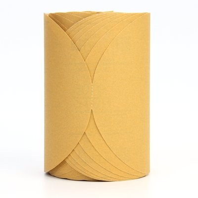 3M Sandpaper, Stikit ™, Used for Clear Coat/ Fiberglass/ Filler/ Metal/ Paint/ Plastic/ Primer/ Putty, A Weight Paper Backing, P220 Grit, Gold – 01438