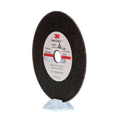 3M Cut Off Wheel, Use to Cut Autobody Sheet Metal/ Frame Rails/ Exhaust Pipes/ Clamps and Rusted Bolts, 3 Inch Diameter, 1/32 Inch Thickness – 01987