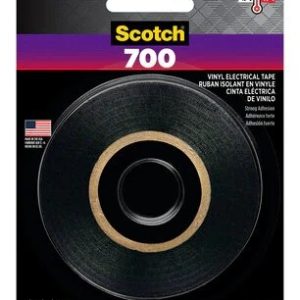 3M Electrical Tape, Scotch ® 700, Used to Protect Against Abrasion/ Corrosion/ Alkalis/ Acids and Weather, Roll – 03429
