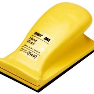 3M Sanding Block, Stikit™, Used with Stikit™ Sheet-Rolls and Stikit™ Sheets for Sanding Applications, Yellow, 2-3/4 Inch Width X 5 Inch Length – 05440