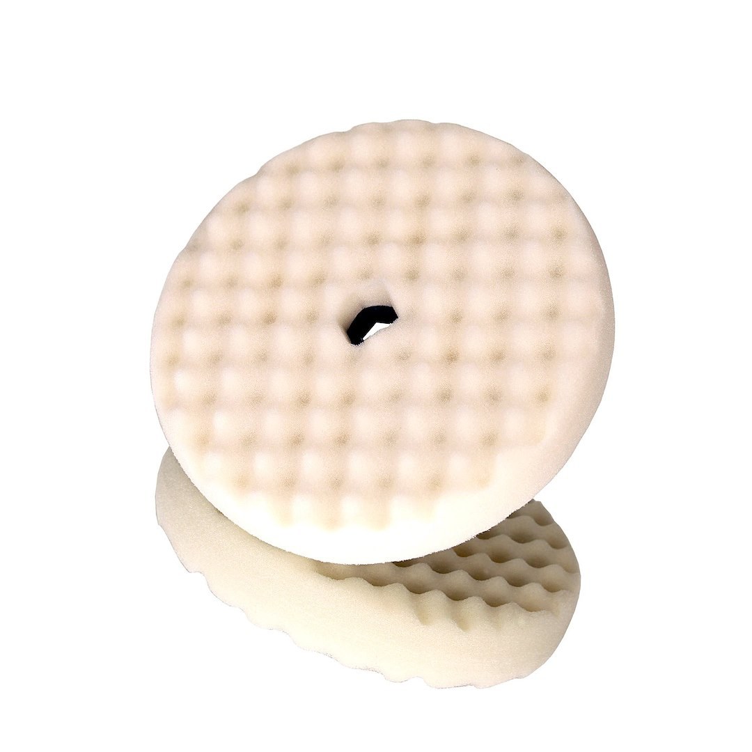 3M Buffing Pad, Perfect-It ™, Used for Cured Paint/ Glaze/ Wax Applicator/ Swirl Mark Removal, Foam, Least Aggressive, 8 Inch Diameter, White – 05706