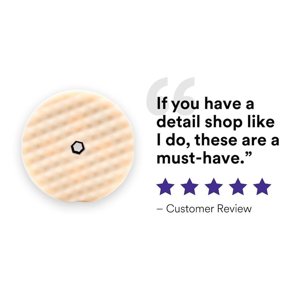 3M Buffing Pad, Perfect-It ™, Used for Cured Paint/ Glaze/ Wax Applicator/ Swirl Mark Removal, Foam, Least Aggressive, 8 Inch Diameter, White – 05706