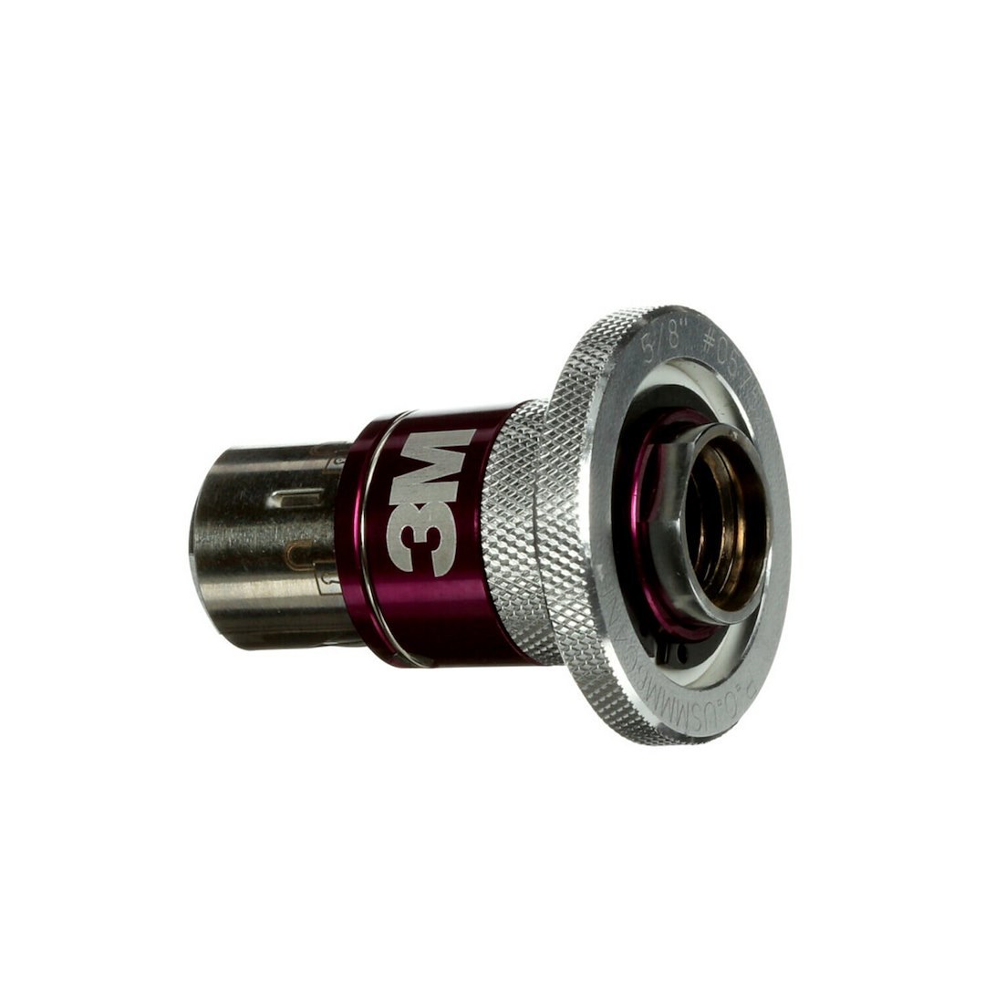 3M Adapter Fitting, Perfect-It™, 5/8 Inch Thread, Chrome Plated, Brass, Single, Quick Connect Attachment – 05752