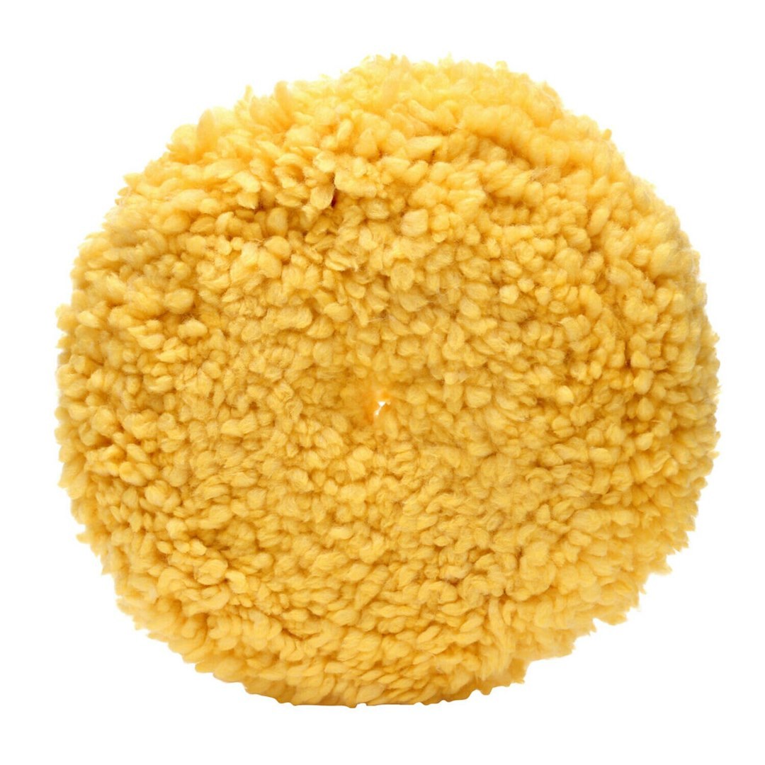 3M Polishing Pad, Perfect-It ™, Use to Remove Compound Swirl Marks on Automotive Paint and Gelcoat, Wool, Yellow, More Aggressive – 05754