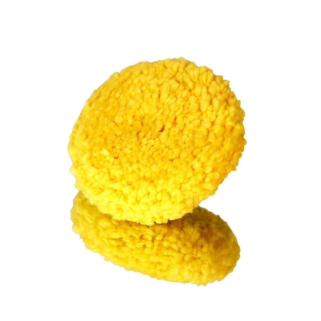 3M Polishing Pad, Perfect-It ™, Use to Remove Compound Swirl Marks on Automotive Paint and Gelcoat, Wool, Yellow, More Aggressive – 05754