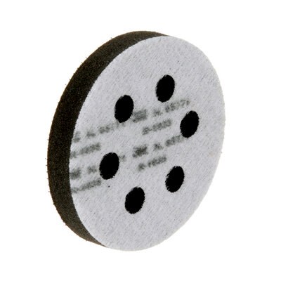 3M Sanding Pad, Hookit ™, Used Between 3M ™ Hookit ™ Back-Up Pad and 3M ™ Hookit ™ Abrasive Disc, Gray, Soft Durable Foam Pad, 3 Inch Diameter – 05771