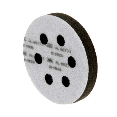 3M Sanding Pad, Hookit ™, Used Between 3M ™ Hookit ™ Back-Up Pad and 3M ™ Hookit ™ Abrasive Disc, Gray, Soft Durable Foam Pad, 3 Inch Diameter – 05771