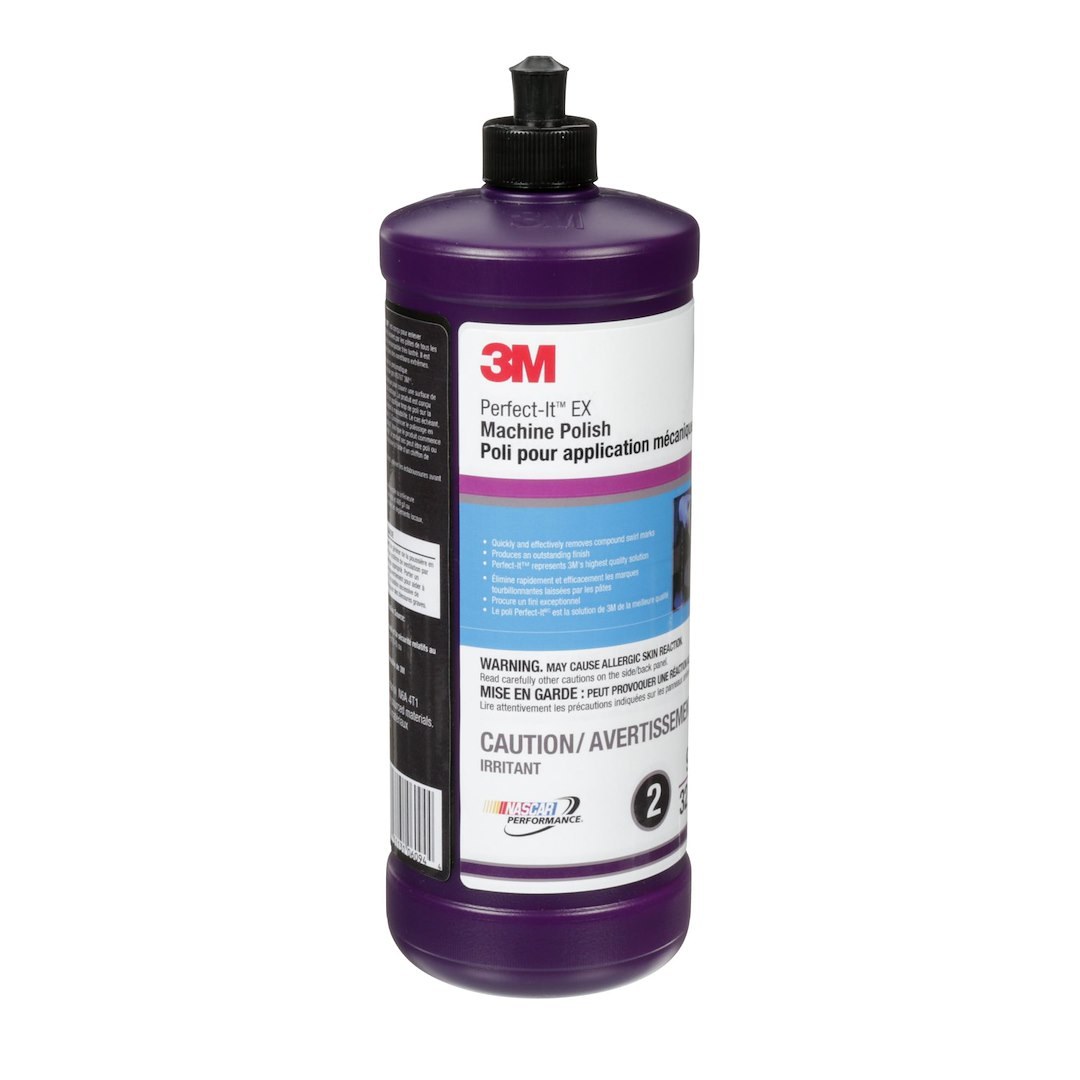 3M Polishing Compound, Perfect-It™, Used to Eliminate Swirl Marks and Produces a High Gloss Finish, Liquid, Black, 32 Ounce, Single – 06094