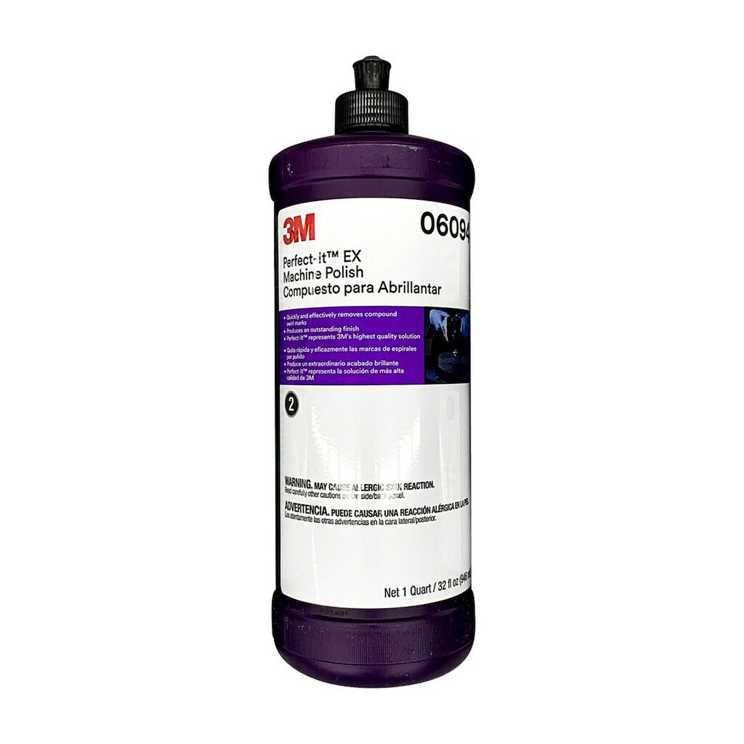3M Polishing Compound, Perfect-It™, Used to Eliminate Swirl Marks and Produces a High Gloss Finish, Liquid, Black, 32 Ounce, Single – 06094